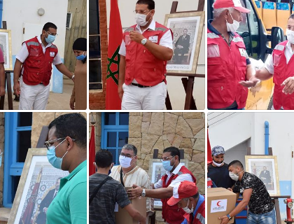 870 أسرة من مهنيي الصيد البحري و المرضى تستفيد من مساعدات غذائية بعمالة المضيق الفنيدق