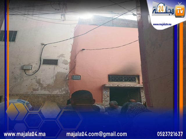 بسبب الأسلاك الكهربائية…اندلاع حريق بأحد المنازل بحي القلعة الشعبي بالجديدة