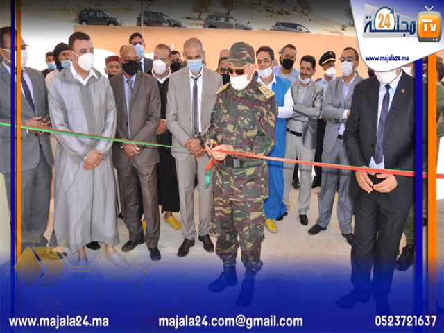 عامل إقليم سيدي افني   يشرف على افتتاح ثانوية إعدادية بايت عبدالله