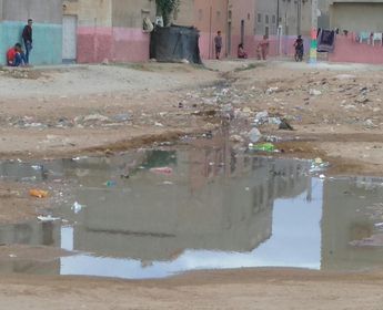 المياه العادمة تهدد صحة وسلامة   بعض دواوير  إقليم اشتوكة ايت بها