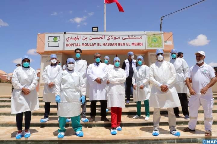 العيون…..الوضع الحقيقي بمصلحة كوفيد 19