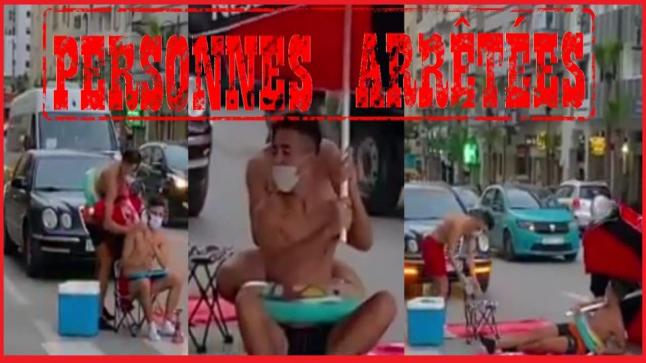 طنجة: اعتقال شخصين  بسبب “الاستجمام” وسط الشارع العام