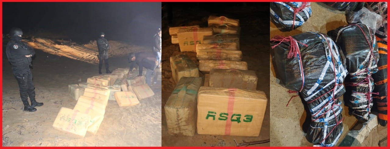 العيون .. توقيف أربعة أشخاص للاشتباه في ارتباطهم بشبكة إجرامية تنشط في التهريب الدولي للمخدرات