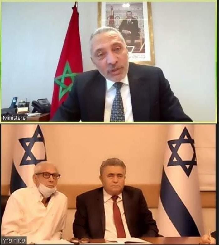 العلمي يجري أول المباحثات الرسمية مع نظيره من إسرائيل