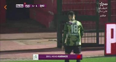 اللجنة المركزية التأديب توقف المهدي قرناص لأربع مباريات وتغريمه مبلغ 10 آلاف درهما