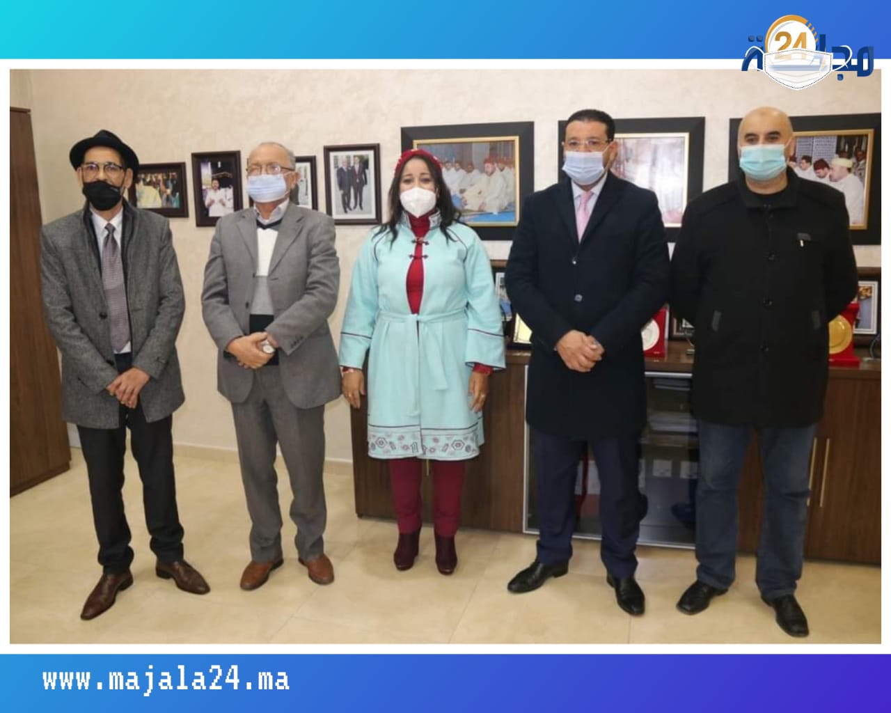 رئيس مجلس عمالة المضيق الفنيدق محمد العربي المرابط شخصية سنة 2021 لمجلة الرائدة للعلوم القانونية بالدارالبيضاء