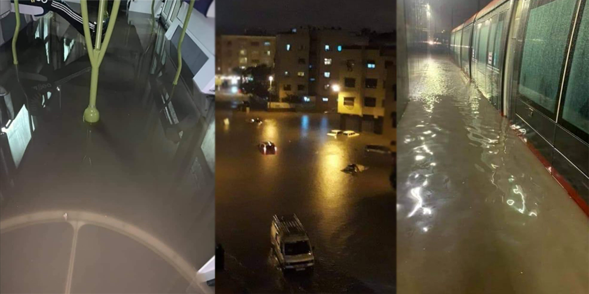 التساقطات المطرية الغزيرة تؤرق الدار البيضاء مرة أخرى