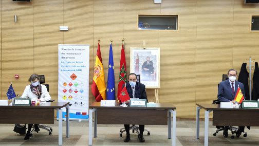 المغرب – إسبانيا : اختتام عقد توأمة لتأمين نقل البضائع الخطيرة عبر الطرق