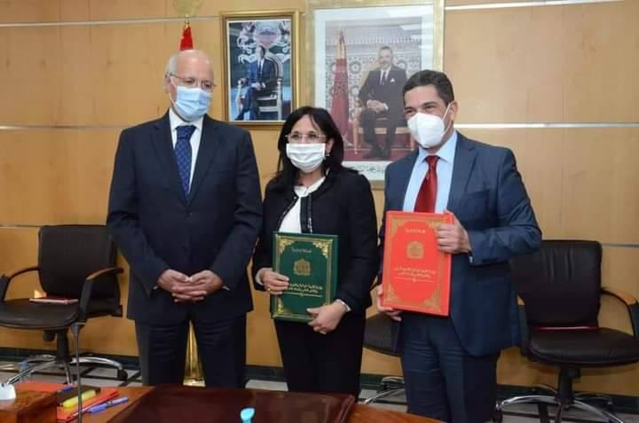 التوقيع على اتفاقية إطار بين الوزارة والمجلس الوطني لحقوق الإنسان