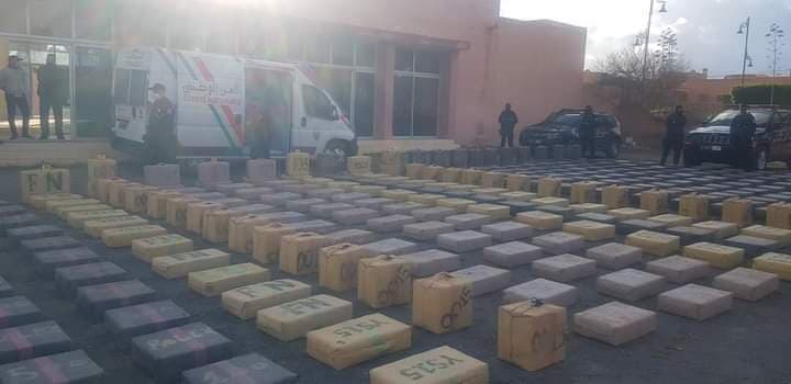 حجز 8 أطنان من مخدر الشيرا بكلميم