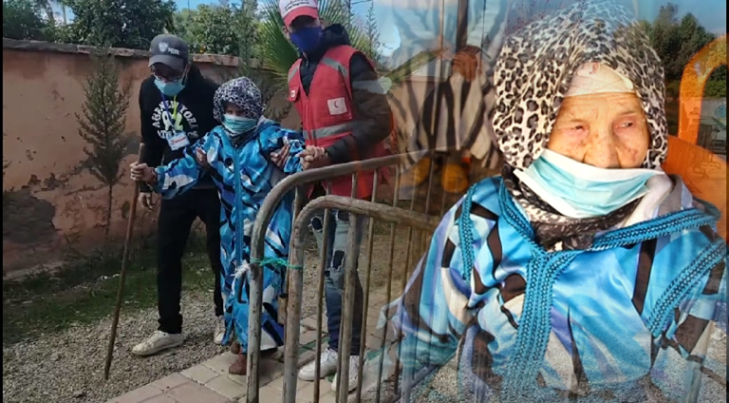 معمرة تبلغ 125 سنة تستفيد من الجرعة الأولى ضد فيروس كورونا بمنطقة الحوز