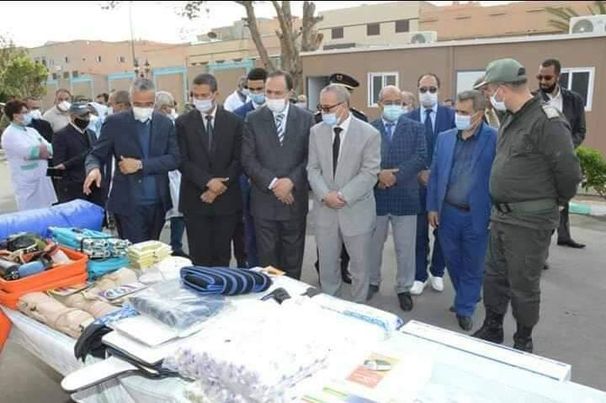 عامل اقليم تيزنيت يزور المستشفى الاقليمي الحسن الاول