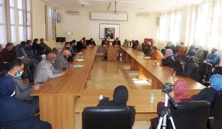 لقاء تواصلي مع أطر وموظفي المديرية الإقليمية باشتوكة أيت باها