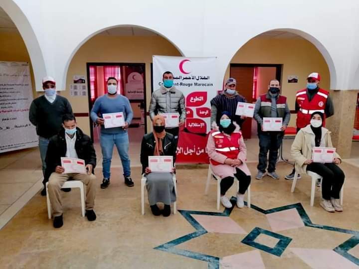 الهلال الأحمر المغربي: دورة تكوينية في الإسعافات الأولية الأساسية بابن جرير