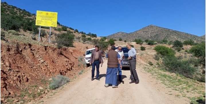 تأهيل الطرق والمسالك القروية بجماعة أنزي