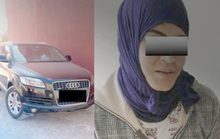 توقيف سيدة تملك سيارة فاخرة تمتهن حرفة التسول