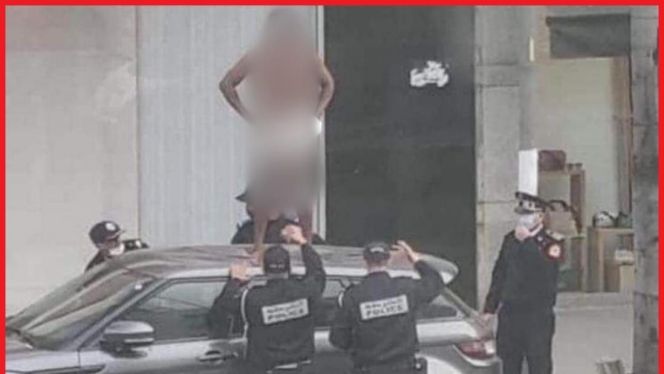 البيضاء: إيقاف مواطن إفريقي تعرى وسط الشارع