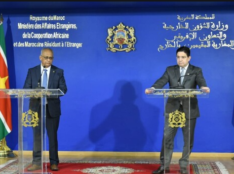 سورينام تعلن عن قرار افتتاح سفارة في الرباط وقنصلية بالداخلة