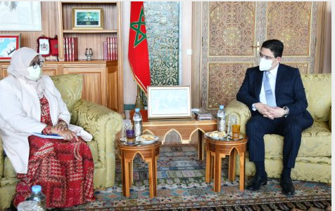 ناصر بوريطة يتباحث مع المديرة التنفيذية لبرنامج الأمم المتحدة للمستوطنات البشرية