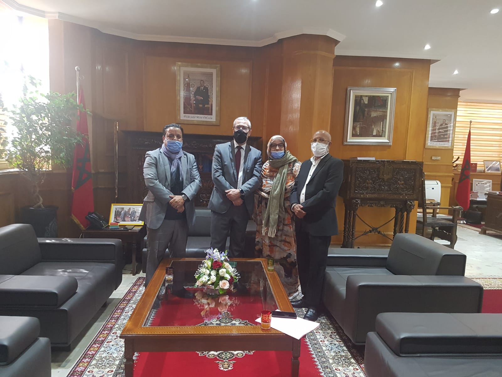 وزير العدل يستقبل فاعلين سياسيين في زيارة ذات بعد وطني و دولي