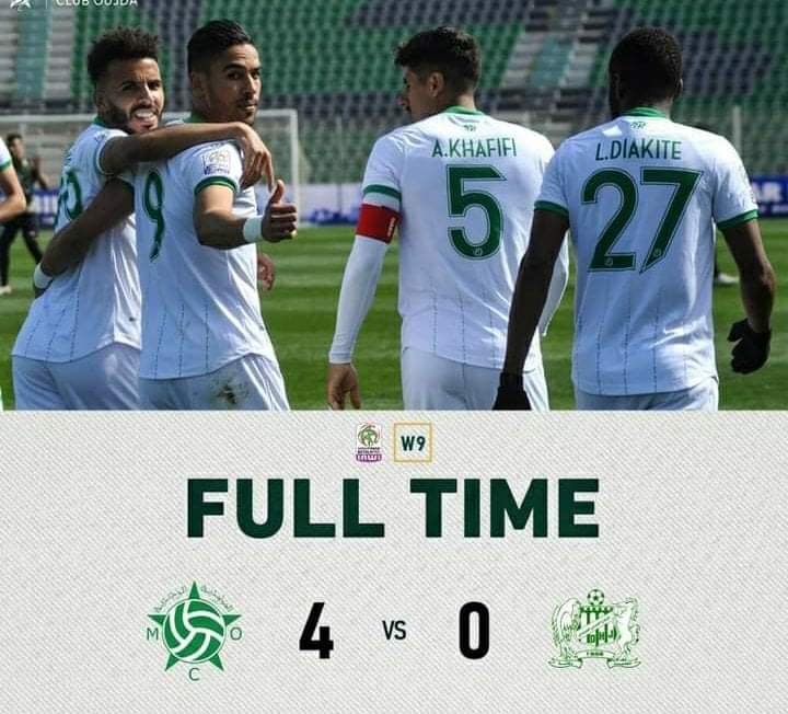 بطولة برو: هزيمة مذلة للدفاع الحسني الجديدي أمام مولودية وجدة