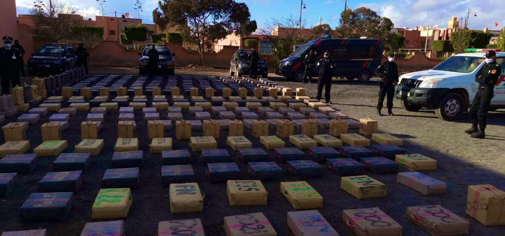 الجديدة.. إجهاض عملية للتهريب الدولي للمخدرات وحجز 3 أطنان من الحشيش