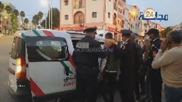 فيديو من سطات| لحظة اعتقال أربعة أشخاص بسبب عدم ارتدائهم الكمامة