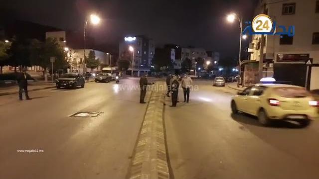 فيديو|القائد علال رفقة أعوانه يسهر على توقيف مخالفي الطوارئ بسطات