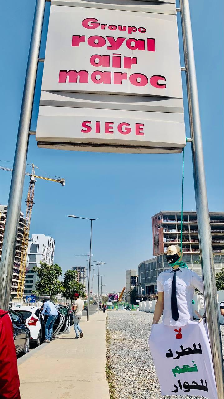 مضيفات ومضيفين شركة الخطوط الملكية المغربية مستاؤون من الطرد التعسفي الذي تعرضوا له