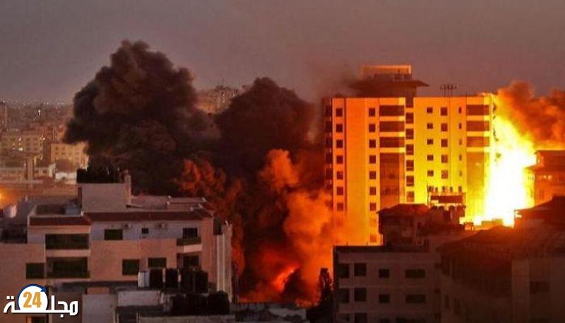 12 قتيلاً فلسطينيا في قصف إسرائيلي ليلي على قطاع غزة