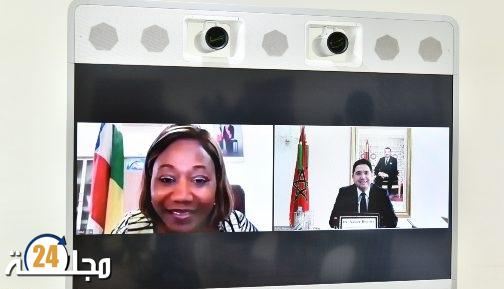 بوريطة يتباحث مع وزيرة خارجية جمهورية إفريقيا الوسطى