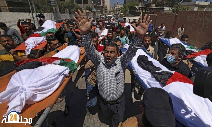 جبهة دعم فلسطين بخريبكة تتضامن مع الشعب الفلسطيني