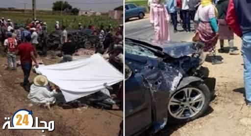 قلعة السراغنة.. مصرع سائق سيارة وإصابة اثنين في حادثة سير خطيرة