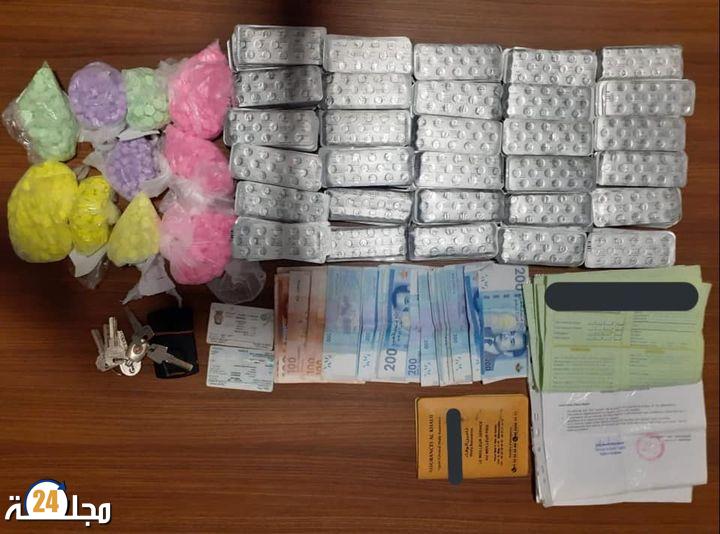 أمن القنيطرة يحبط عملية ترويج 10.891 وحدة من المؤثرات العقلية