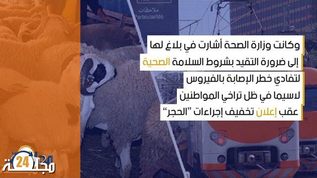 أيام قبل عيد الاضحى تشديد إجراءات التنقل بالقطارات