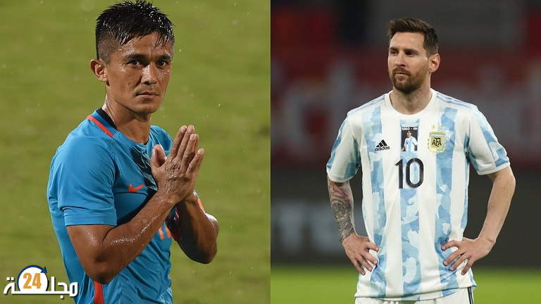 لاعب هندي تجاوز رقم ميسي و أصبح وصيفا لرونالدو