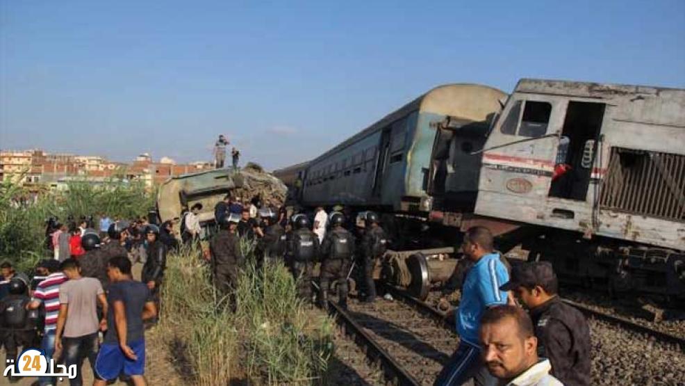 مصر.. حادث قطار يخلف جرحى