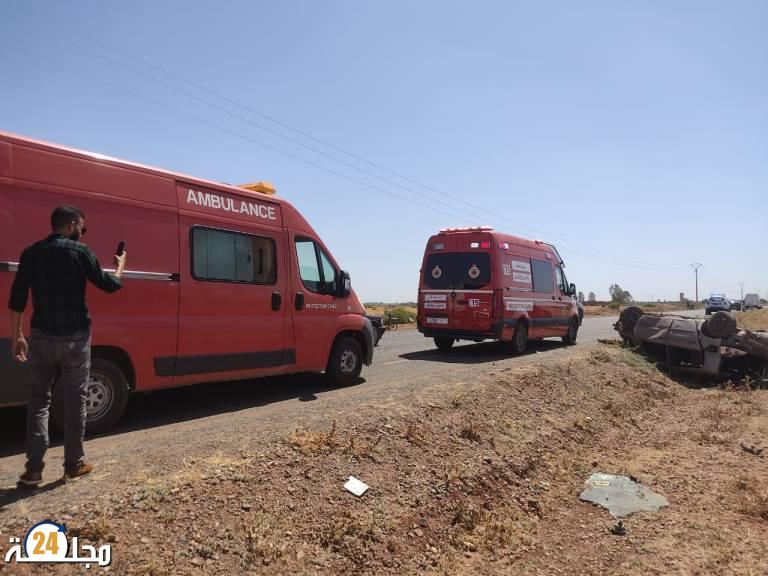 مصرع سائق سيارة خفيفة وإصابة تلاتة من مرافقيه في حادتة سير مروعة بالحوز