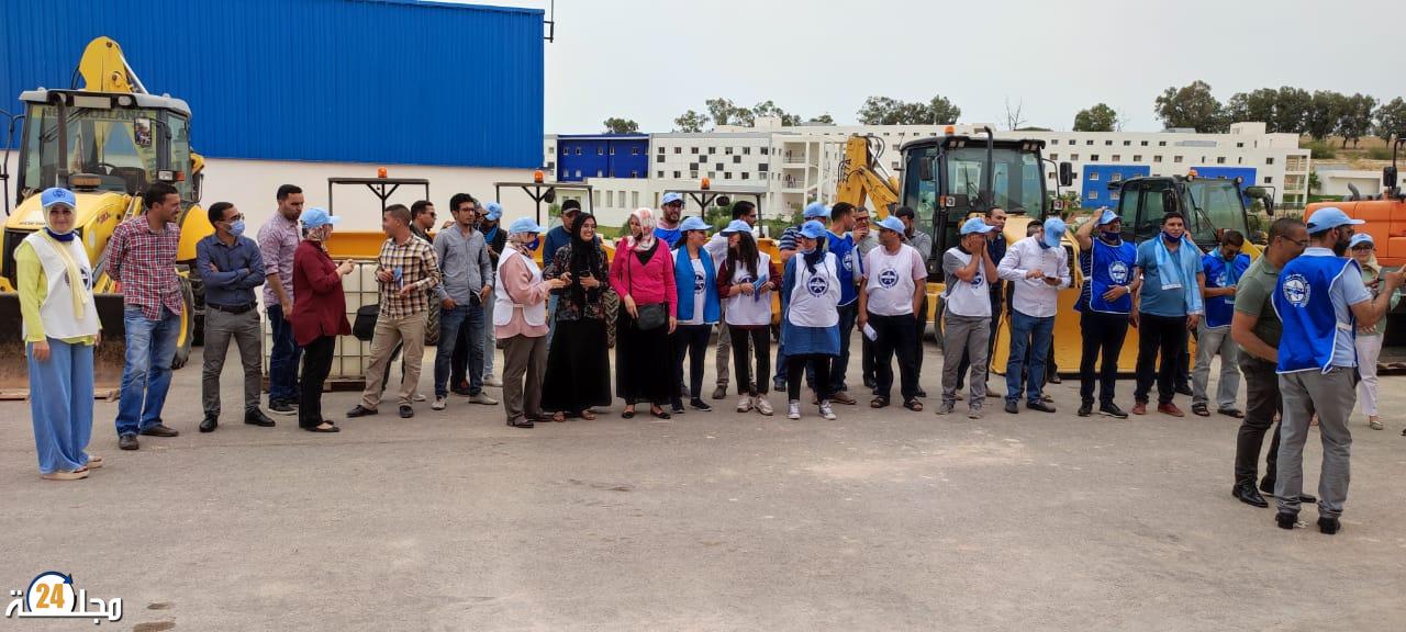 مناضلات ومناضلي الجامعة الوطنية للتكوين المهني بسطات، في حملتهم الانتخابية