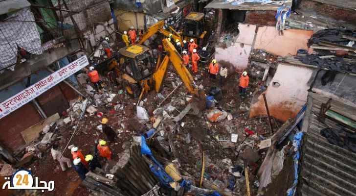 الهند…11 قتيلا على الأقل وسبعة جرحى إثر انهيار مبنى في بومباي