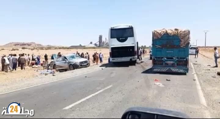 جرحى في حادثة جديدة على طريق الموت