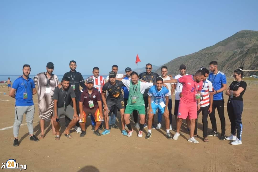 نجاح باهر بمنطقة أمتار خلال تنظيمها لمهرجان رياضي بحضور الحارس الدولي بادو الزاكي و شخصيات وازنة