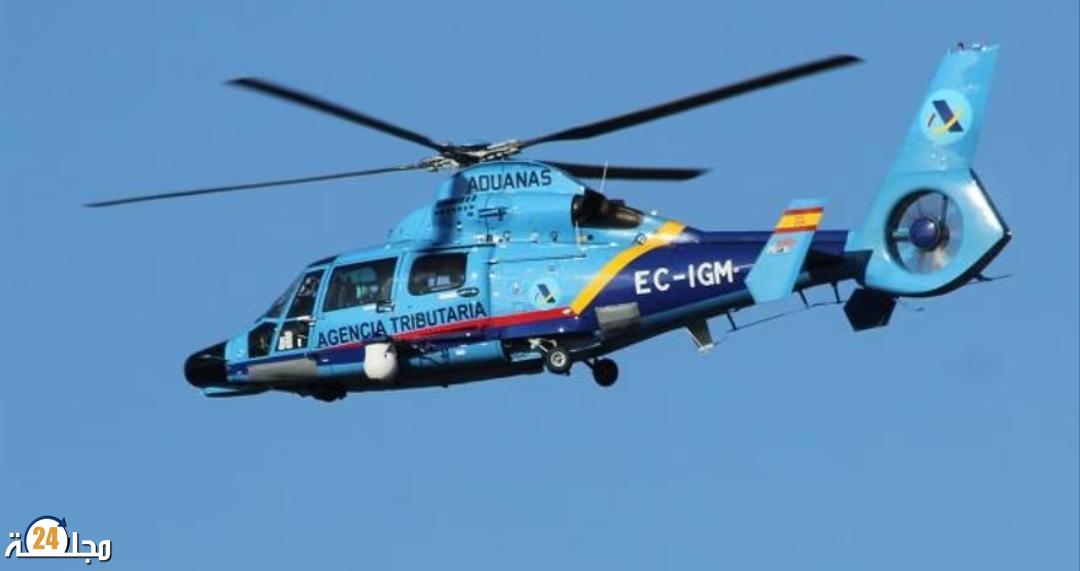 سقوط مروحية إسبانية في ساحل البحر مخلفة قتيل