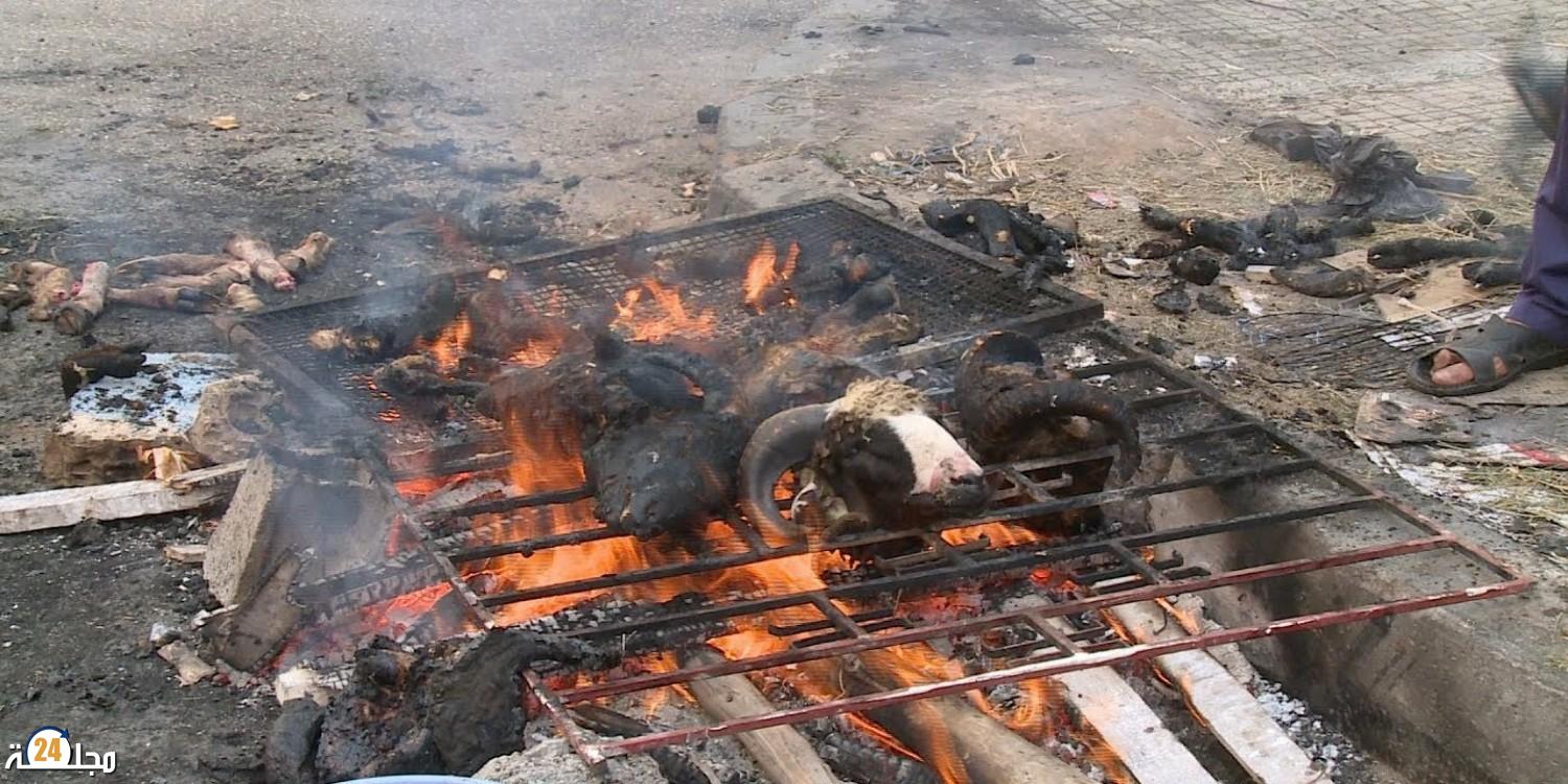 عمدة طنجة يمنع “شَيْ” رؤوس الأضاحي بالشارع العام