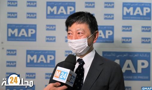سفير اليابان:تصنيع اللقاح المضاد لكوفيد- 19 بالمغرب “خطوة كبيرة”ترقى بالمملكة إلى مصاف البلدان الصاعدة