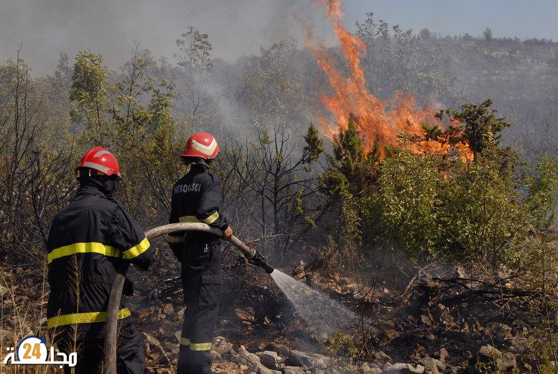 بليونش: حريق مهول يلتهم 1,2 هكتار من الغطاء الغابوي