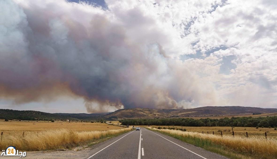 اسبانيا…حرارة قياسية بلغت 47,4 درجة مئوية وحريق في وسط البلاد