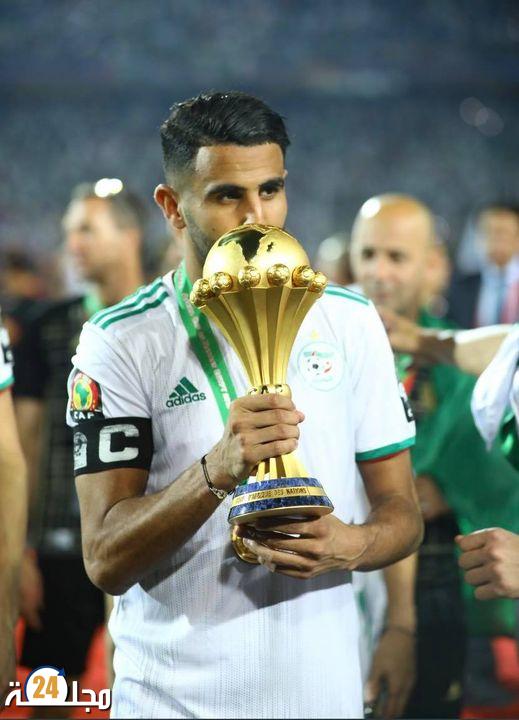 رياض محرز يعلن تضامنه مع الشعب المغربي