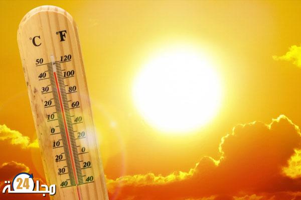 نشرة إنذارية.. موجة حر ما بين 42 و49 درجة اليوم وغدا بعدد من مناطق المملكة