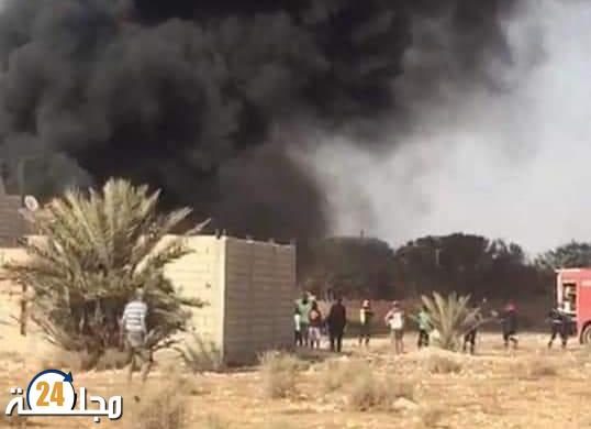 بيوكرى: حريق مهول بإحدى المنازل